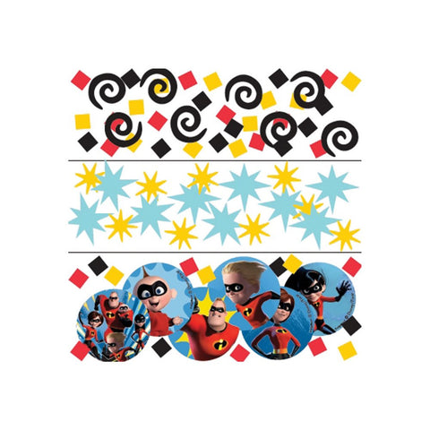 amscan 361907 DisneyÃƒÆ’Ã¢â‚¬Å¡Ãƒâ€šÃ‚Â©/Pixar "Incredibles 2" Value Confetti, 1 pack, Party Favor, Multicolor, Standard