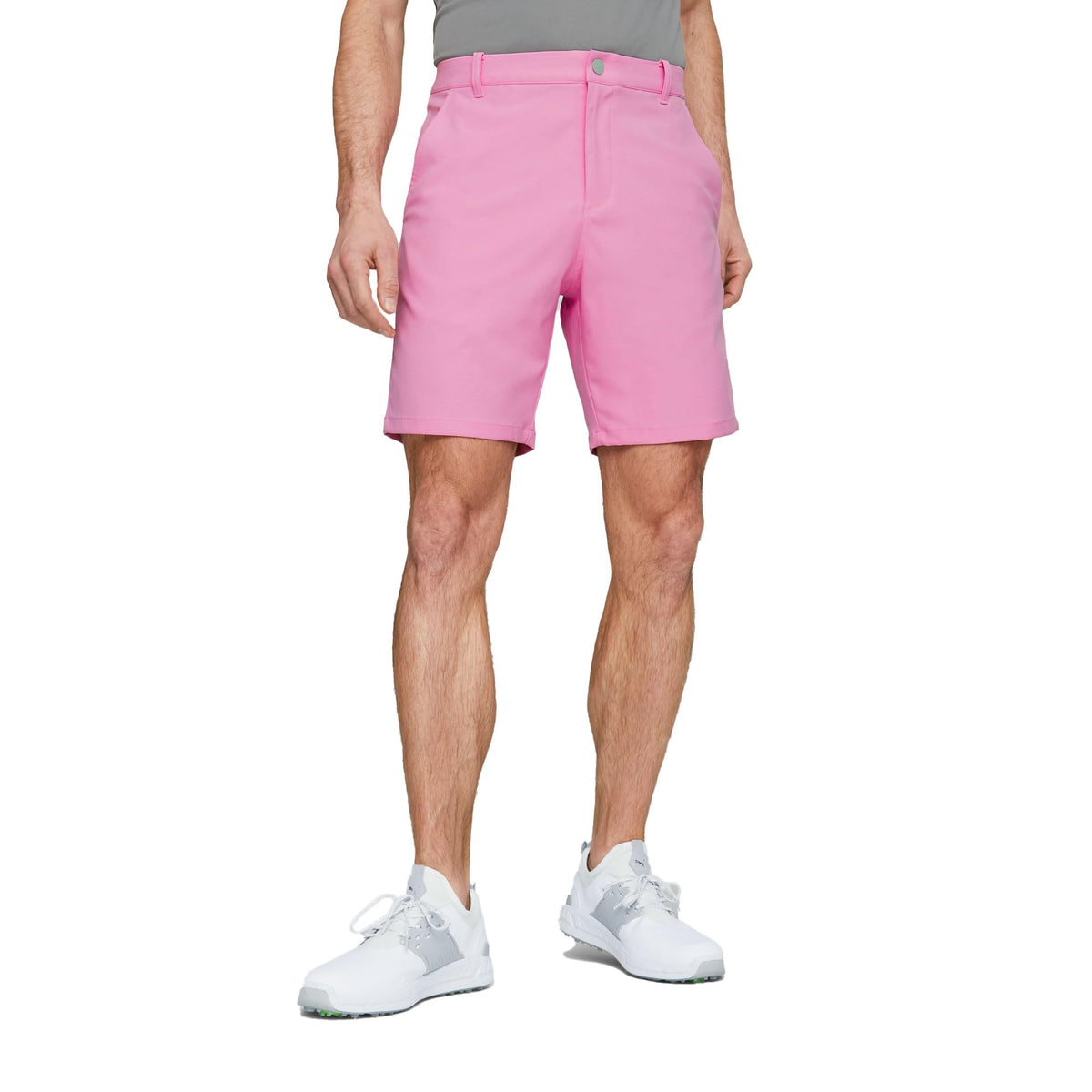 PUMA GOLF Womens Dealer 8 Shorts, Pink Mist, 34W X 8L US