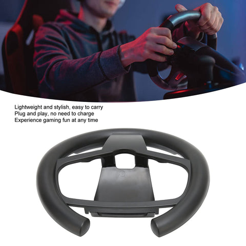 Hilitand PC Racing Wheel, Game Steering Wheel Handle Flexible Precise Cutout Racing Game Driving Controller for PS5 Console, for PS3 for PS4 Switch PC