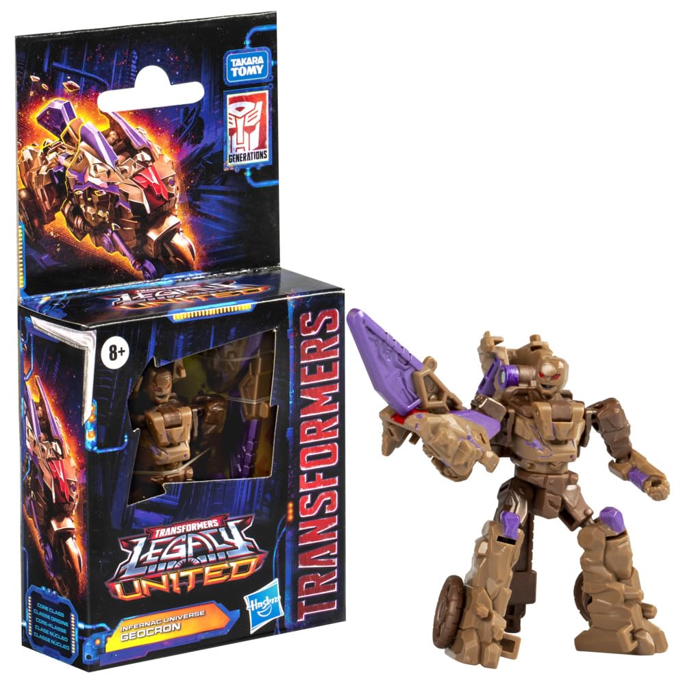 Transformers Legacy United Core Class Infernac Universe Geocron Action Figure
