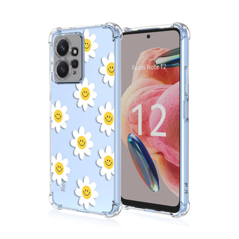 ATISIJIE Flower Case for Xiaomi 11T PRO, Clear Floral Flower Pattern Print Design Soft TPU Case Shockproof Girl Women Phone Cover-A04
