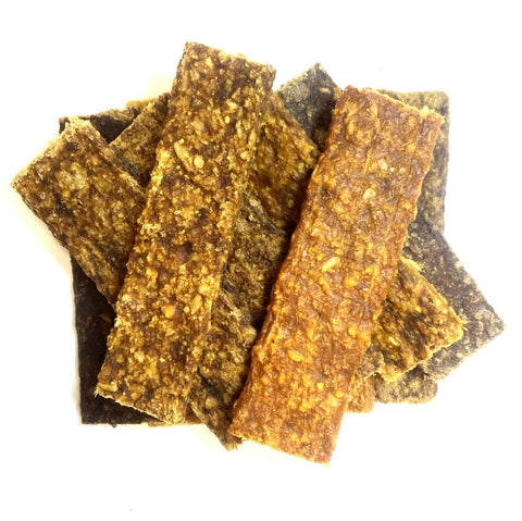 Mixed Meaty Strips 500g 100% Mixed 100% Natural Soft Dog Chews Treats Hypo-Allergenic Grain Free Gluten Free SMS