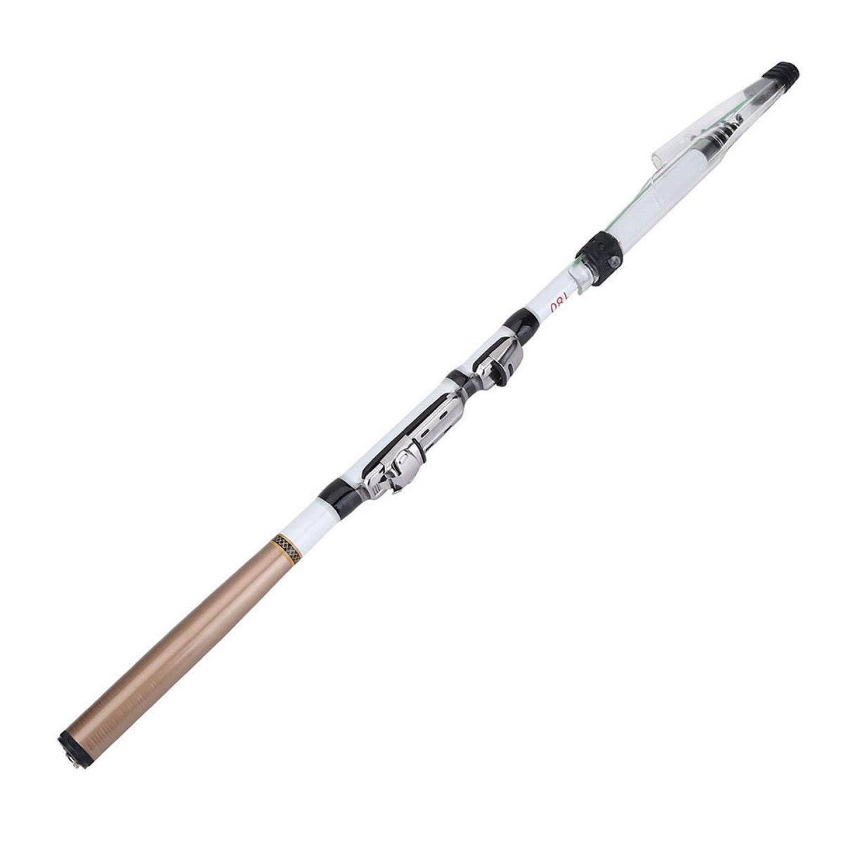 Telescopic Fishing Rod, Unbreakable Portable Fishing Pole High Strength Anti-Rust Carbon Fiber for Camping for River for Pond Fishing for Traveling(1.8)