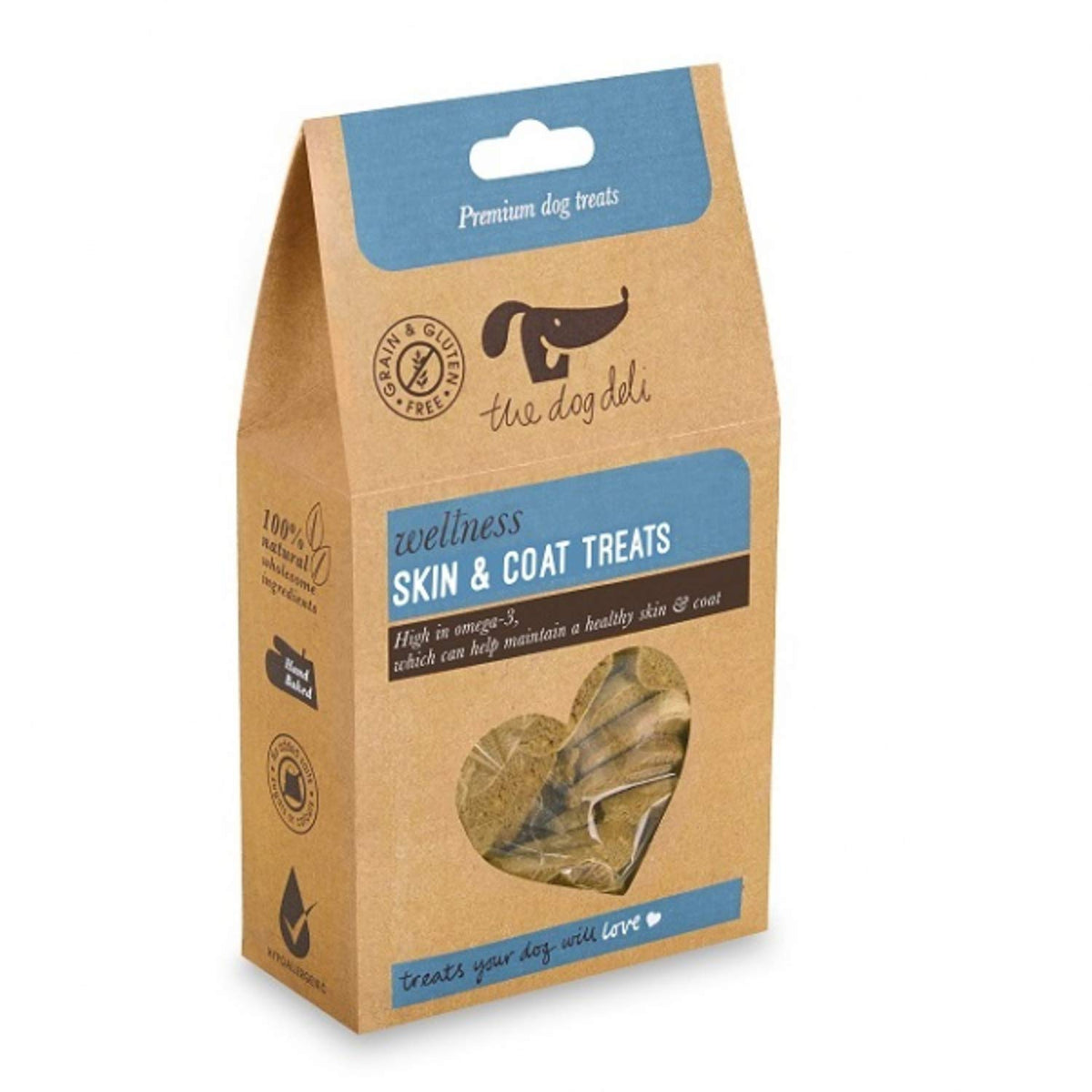 Petface The Dog Deli Wellness Treats - Healthy Skin & Coat Omega 3 Complementary Food (2 Packs)