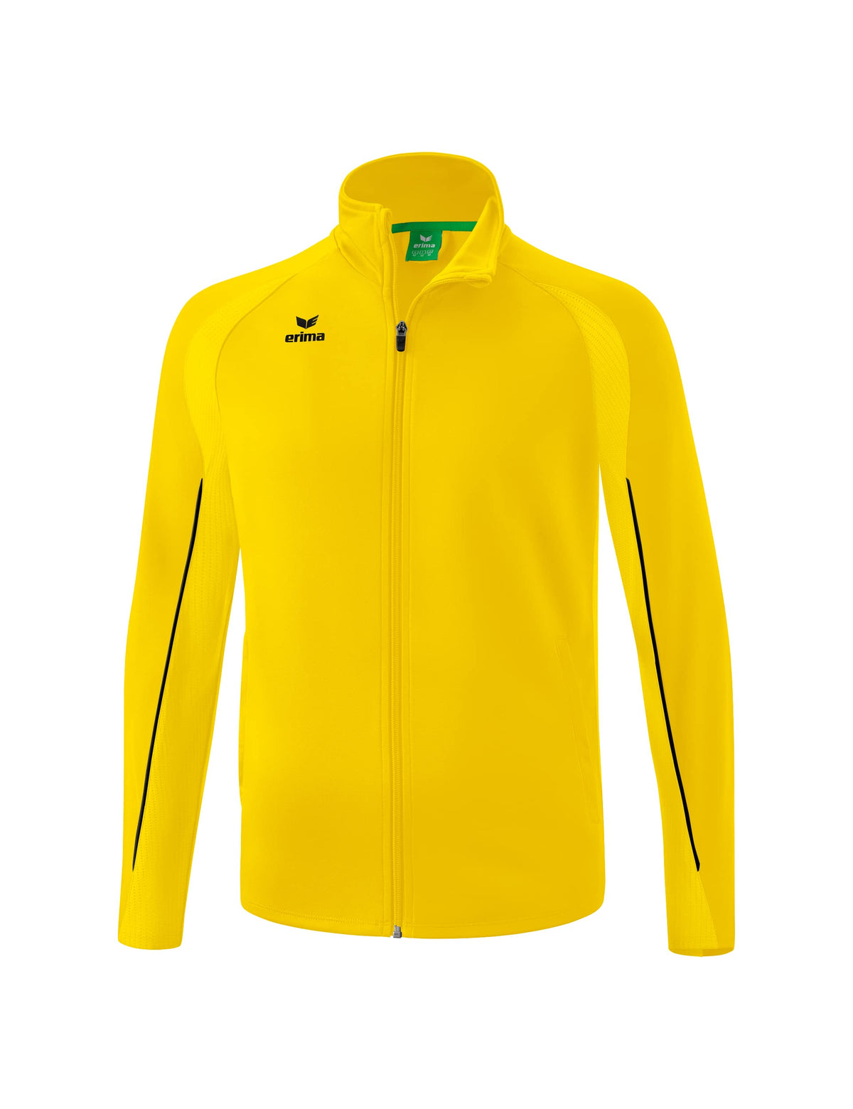 Erima Liga Star Polyester Training Jacket, Yellow/Black, 4XL