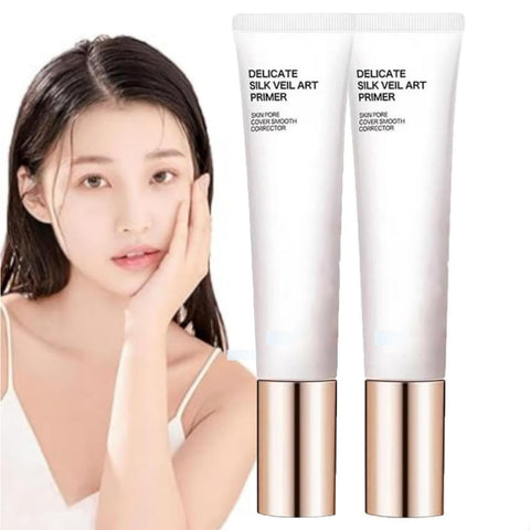 Generic Delicate Silk Veil Art Primer, Makeup Primer for Face Concealer Lazy Cream,Primer For Face Before Makeup Smoothing Skin, Oil Control Invisible Pore Primers (2)