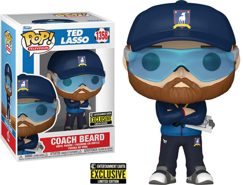 Funko Ted Lasso + Protector: Pop! Television Vinyl Figure (Bundled with ToyBop Box Protector Collector Case) (Coach Beard EE Exclusive)