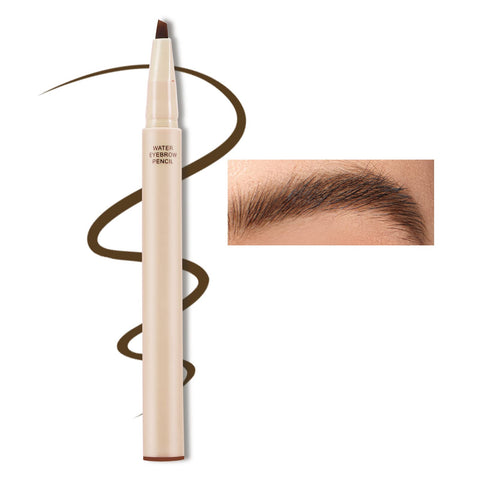 Boobeen Liquid Eyebrow Pencil, Water Based Tattoo Eyebrow Pen, Waterproof Brow Microblading Pen Creates Wild Brow Makeup