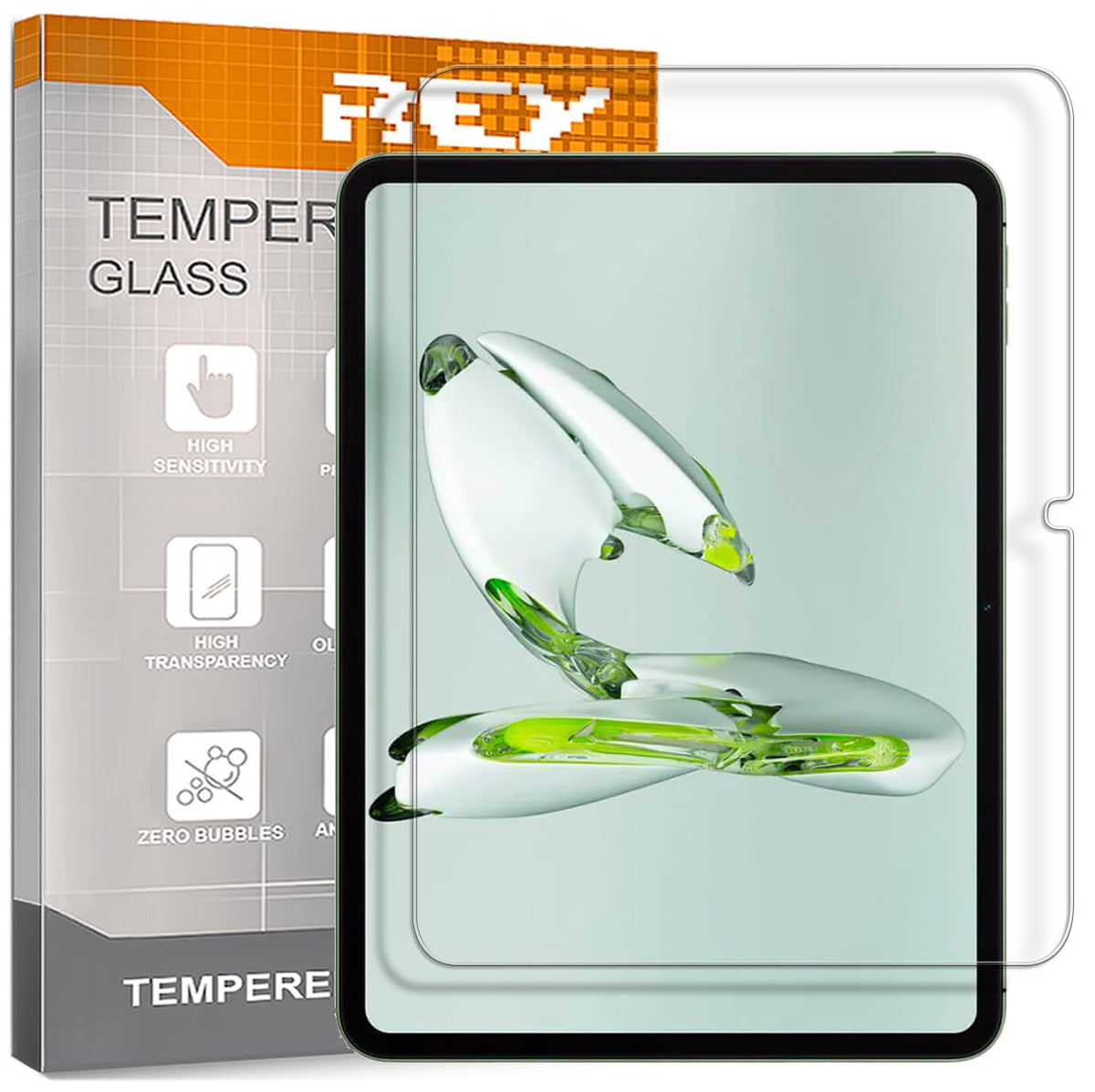 REY 2 x Screen Protector for Oneplus Pad Go 11.35 Inches, Premium Tempered Glass, Tablet