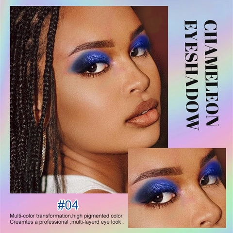 VERONNI Chameleon Eyeshadow,3Colors Liquid Metallic Eyeshadows Color Shifting, Holographic Glitter Multichrome Eye Shadow High Pigmented, Long Lasting and Smudge Proof (#02+04+06)