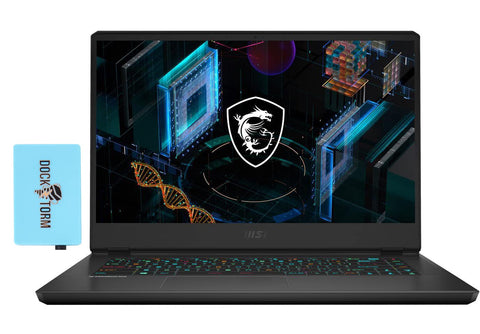 MSI GP66 Leopard Gaming & Entertainment Laptop (Intel i7-11800H 8-Core, 16GB RAM, 512GB SSD, RTX 3080, 15.6" 144Hz Full HD (1920x1080), WiFi, Bluetooth, Backlit KB, Win 11 Home) with Hub