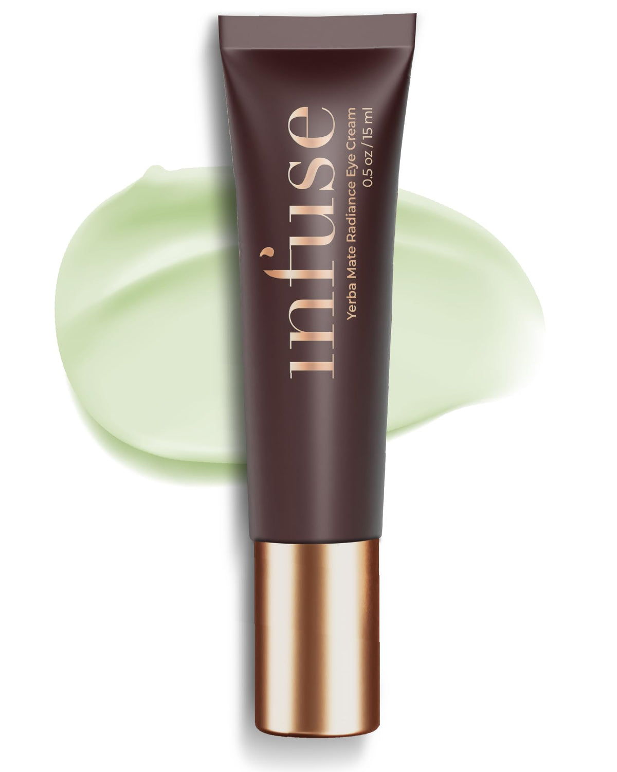 Infuse Yerba Mate Radiance Eye Cream Anti Aging - Eye Cream for Dark Circles and Puffiness - Brightening Under Eye Cream - Peptide Eye Repair Cream