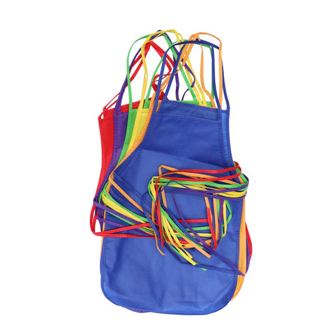 Kids Painting Apron 12pcs Childrens Artists Aprons for Kitchen Classroom Community Event Crafts Art Boy Cooking Apron