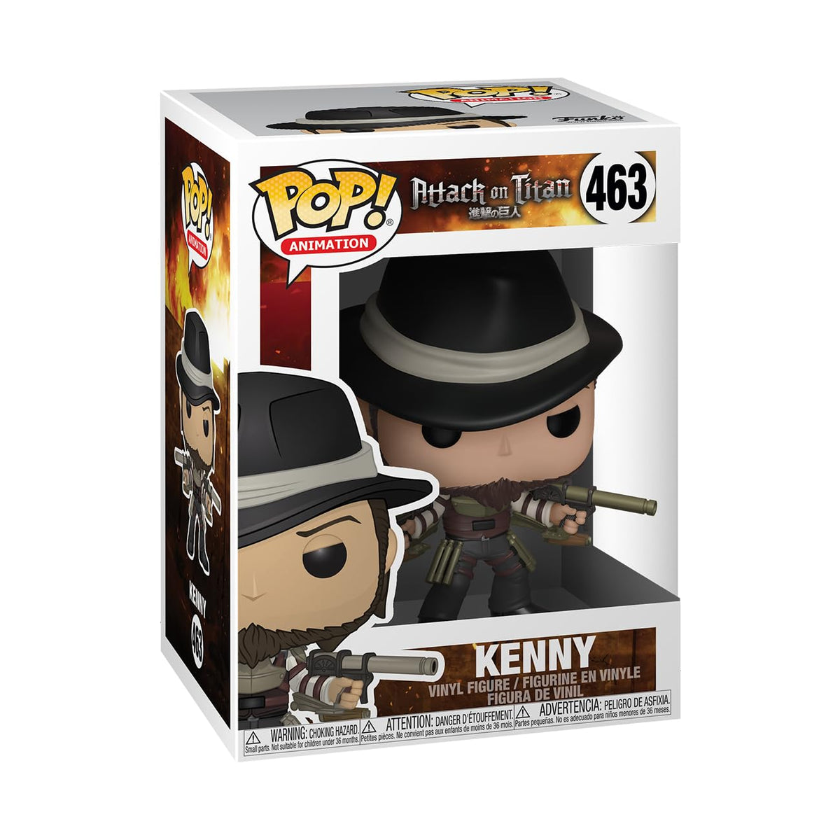 Funko Pop! Animation: Attack on Titan - Kenny Toy, Multicolor