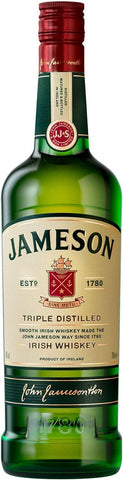 Jameson Irish Whiskey Original Blended and Triple Distilled, 70cl