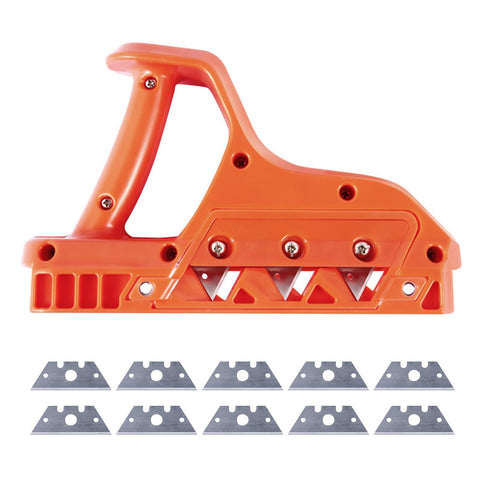 Gypsum Board Chamferer, Gypsum Board Hand Plane Drywall Edge Chamfer Woodworking Hand Tool, Plasterboard Edger Woodworking Edge Planer, Cutting Tools Drywall Chamfer (60°)