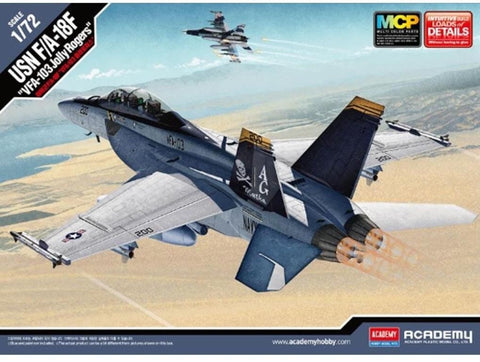 1/72 USN F/A-18F VFA-103 Jolly Rogers #12535 Academy Hobby Kits