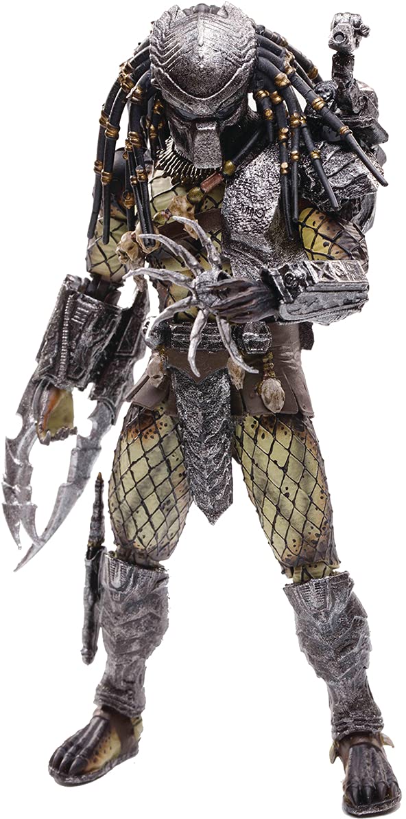 Hiya Toys Alien vs. Predator: Temple Guard Predator 1:18 Scale Action Figure, Multicolor