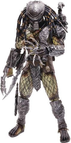 Hiya Toys Alien vs. Predator: Temple Guard Predator 1:18 Scale Action Figure, Multicolor