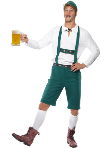 Smiffys Oktoberfest Costume, Green, M - Size 38-40