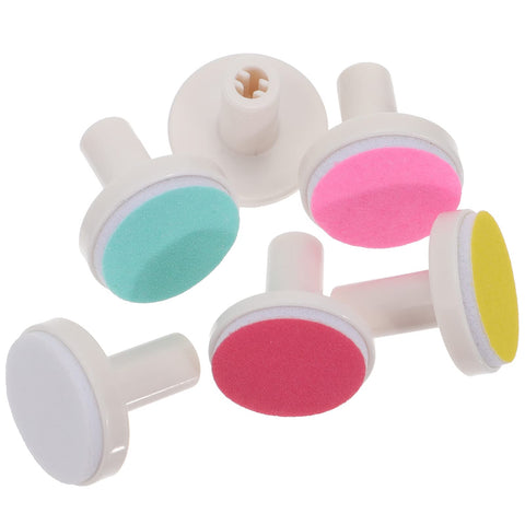 FRCOLOR Baby Nail File Pads, 24pcs Electric Baby Nail Grinding Heads Nail Trimmer Replacement Pads Replacement Grinding Heads for Toddler Kids