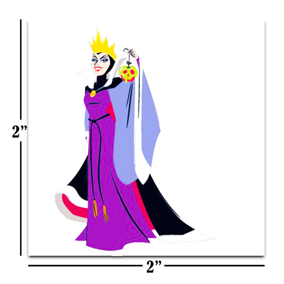 Disney Villains Tattoos Party Favors Bundle ~ 72 Perforated Individual 2" x 2" Villains Temporary Tattoos for Kids Boys Girls (Disney Villains Party Supplies)