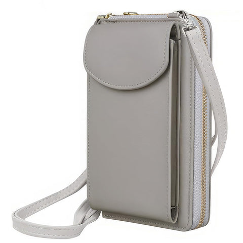 ZEACCT Crossbody Phone Bag for Women, Small Mobile Phone Bag for Women Crossbody, Small Phone Handbag for Women, PU Leather Ladies Phone Purse Bag