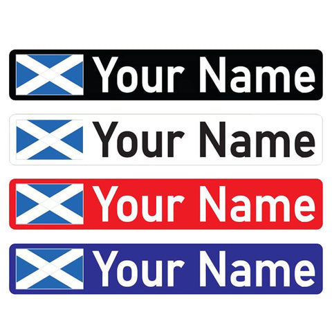 Pack of 10 SCT Customised Bike Frame Stickers (60 x 10 mm) Waterproof Personalised Flag Name Stickers Cycle Frame Stickers Bike Stickers for Frame PackwithÃƒÆ’Ã†â€™Ãƒâ€ Ã¢â‚¬â„¢ÃƒÆ’Ã‚Â¢ÃƒÂ¢Ã¢â‚¬Å¡Ã‚Â¬Ãƒâ€¦Ã‚Â¡ÃƒÆ’Ã†â€™ÃƒÂ¢Ã¢â€šÂ¬Ã…Â¡ÃƒÆ’Ã¢â‚¬Å¡Ãƒâ€šÃ‚Â®