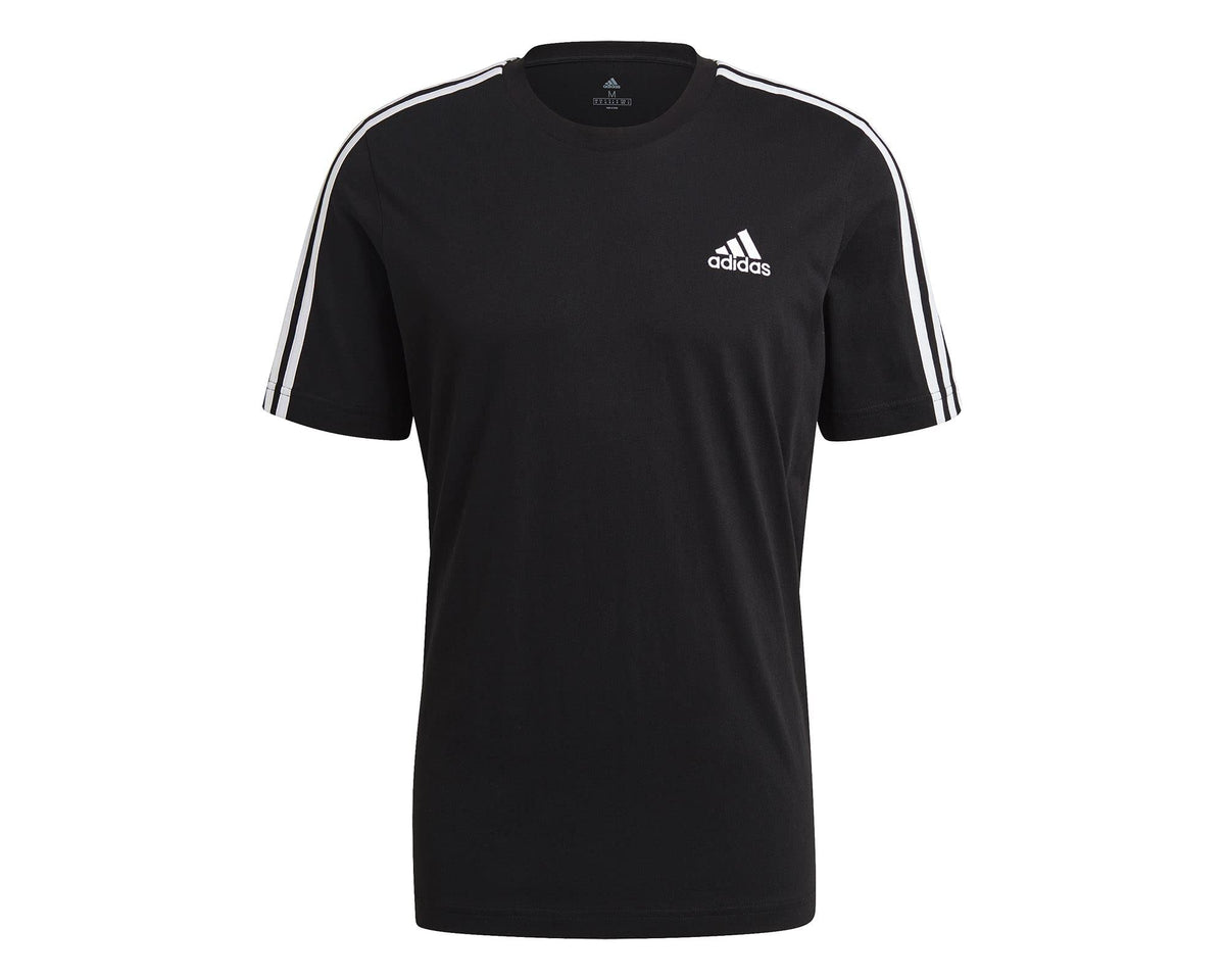 Adidas Men's 3S T-Shirt, Black/White, XS