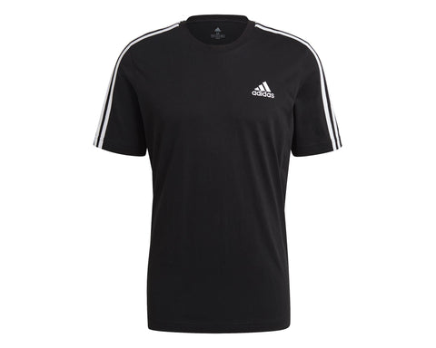Adidas Men's 3S T-Shirt, Black/White, XS