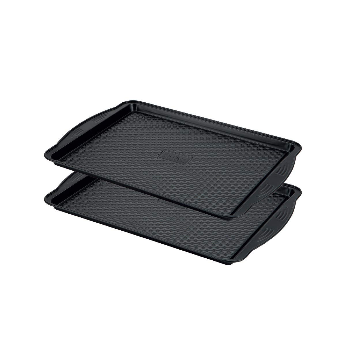 Prestige - Aerolift - Large Oven Tray Set - Non stick - Cushion Base - Fridge Freezer and Dishwasher Safe - Carbon Steel - 2x 37x28x2cm/11x15"