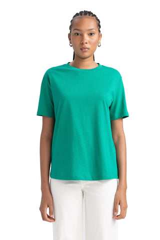 DeFacto Women's B0642ax T-Shirt, Green, XXL