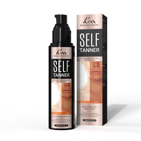 Kinetic Convoy Self Tanner Kit | Sunless Tanner, Fast Self Tan, No Fake Tan Smell, No Added Nasties, Vegan, Cruelty Free, 5.2 Fl Oz