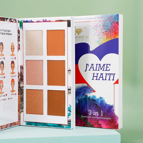 Eyeshadow Pallette j aime HaÃƒÆ’Ã†â€™Ãƒâ€šÃ‚Â¯ti 4 in 1