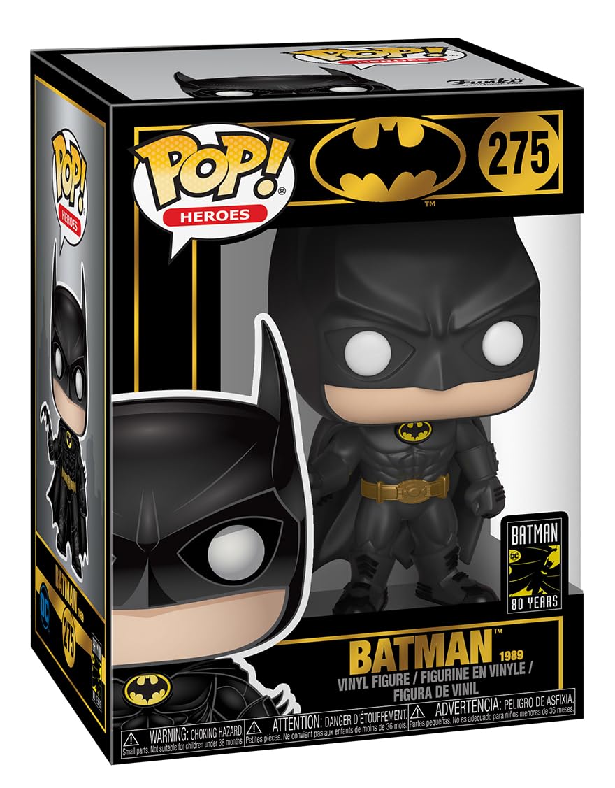 Funko Pop! Heroes: Batman 80th - Batman (1989),Multicolor, Standard