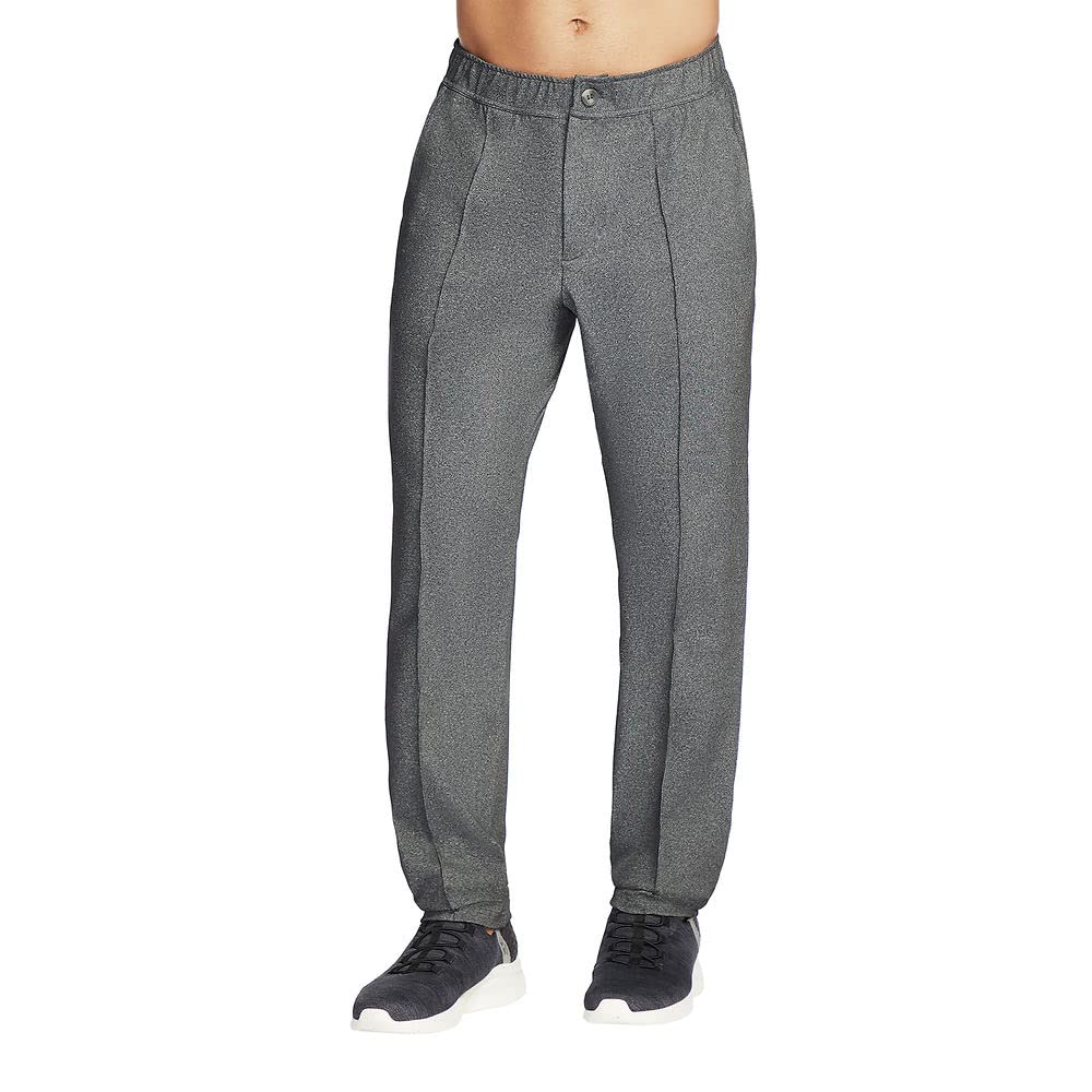 Skechers Men's The Men's Go Walk Hybrid Pants, Heathered Charcoal, XL UK
