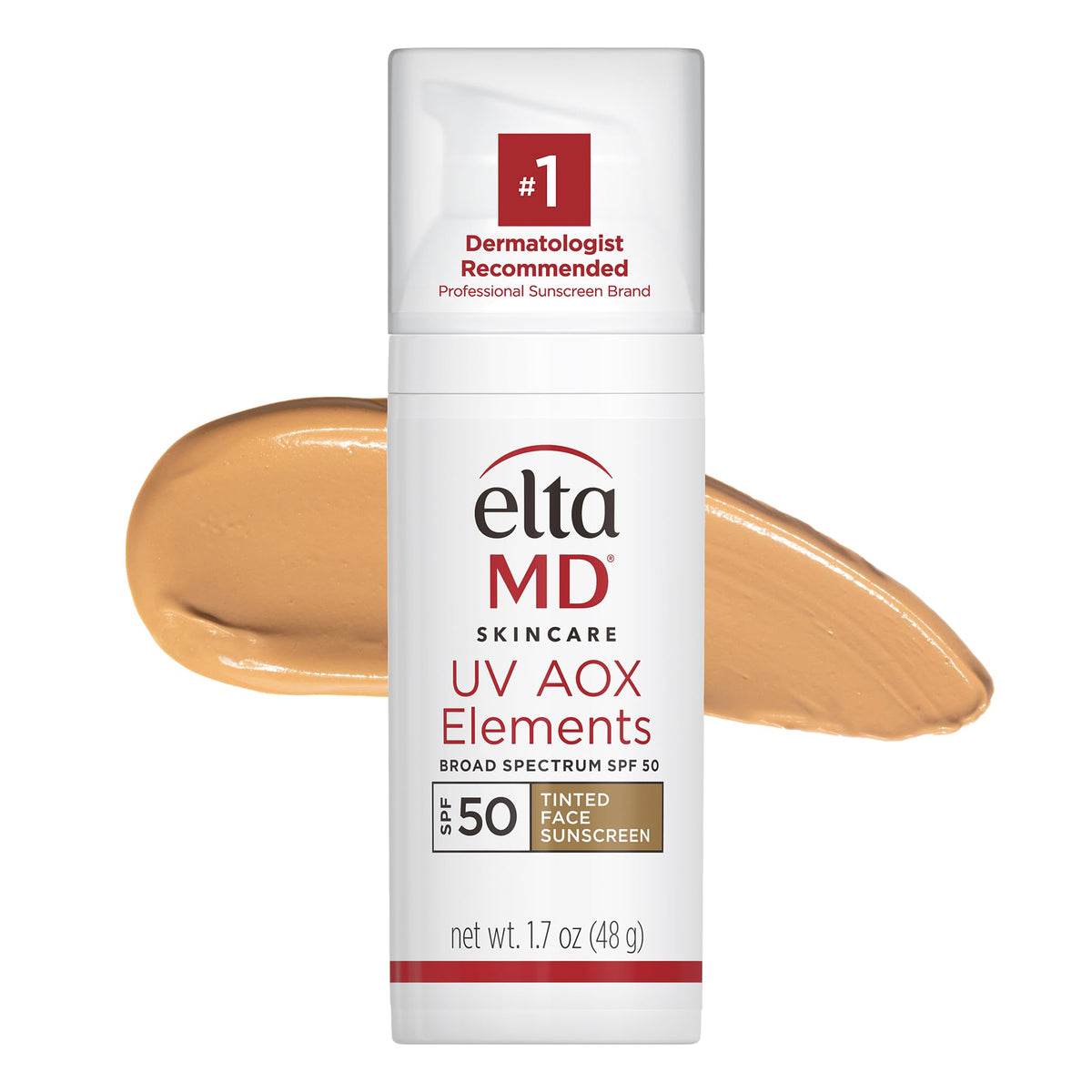 UV Elements Moisturizing Physical Tinted Facial Sunscreen SPF 44 - For All Skin Types & Post-Procedure Skin