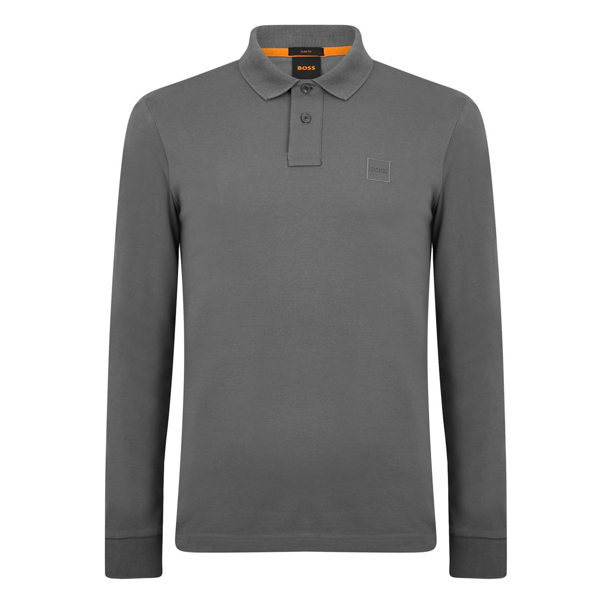 BOSS Mens Passerby Polo Shirt Charcoal S