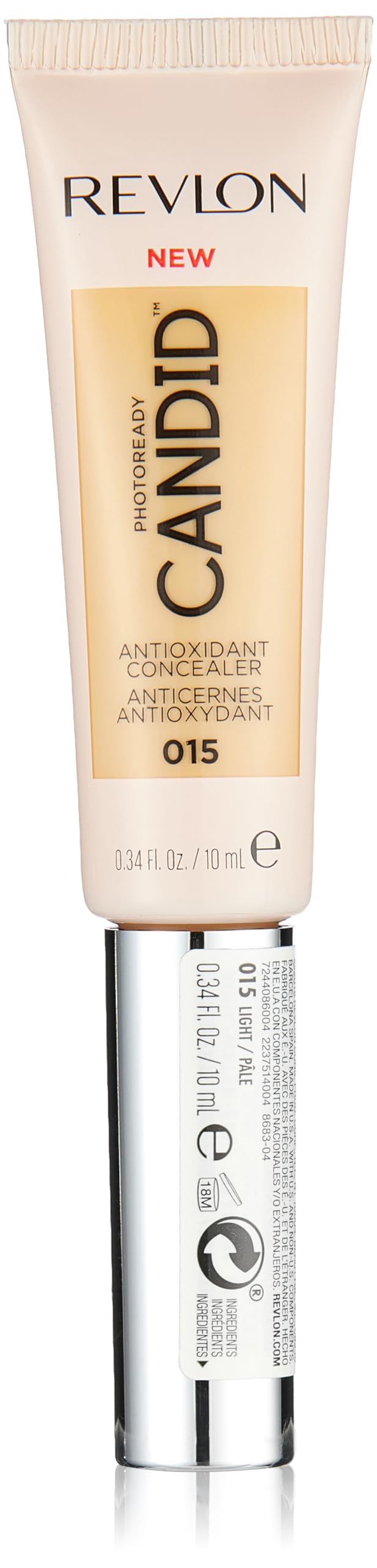REVLON PROFESSIONAL PhotoReady Candid Antioxidant Concealer, 015 Light Pale, 10 ml
