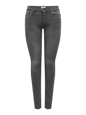 ONLY Women's Onlroyal Reg Sk DNM Jeans Bj312 Noos Skinny, Grey (Dark Grey Denim Dark Grey Denim), M/L32