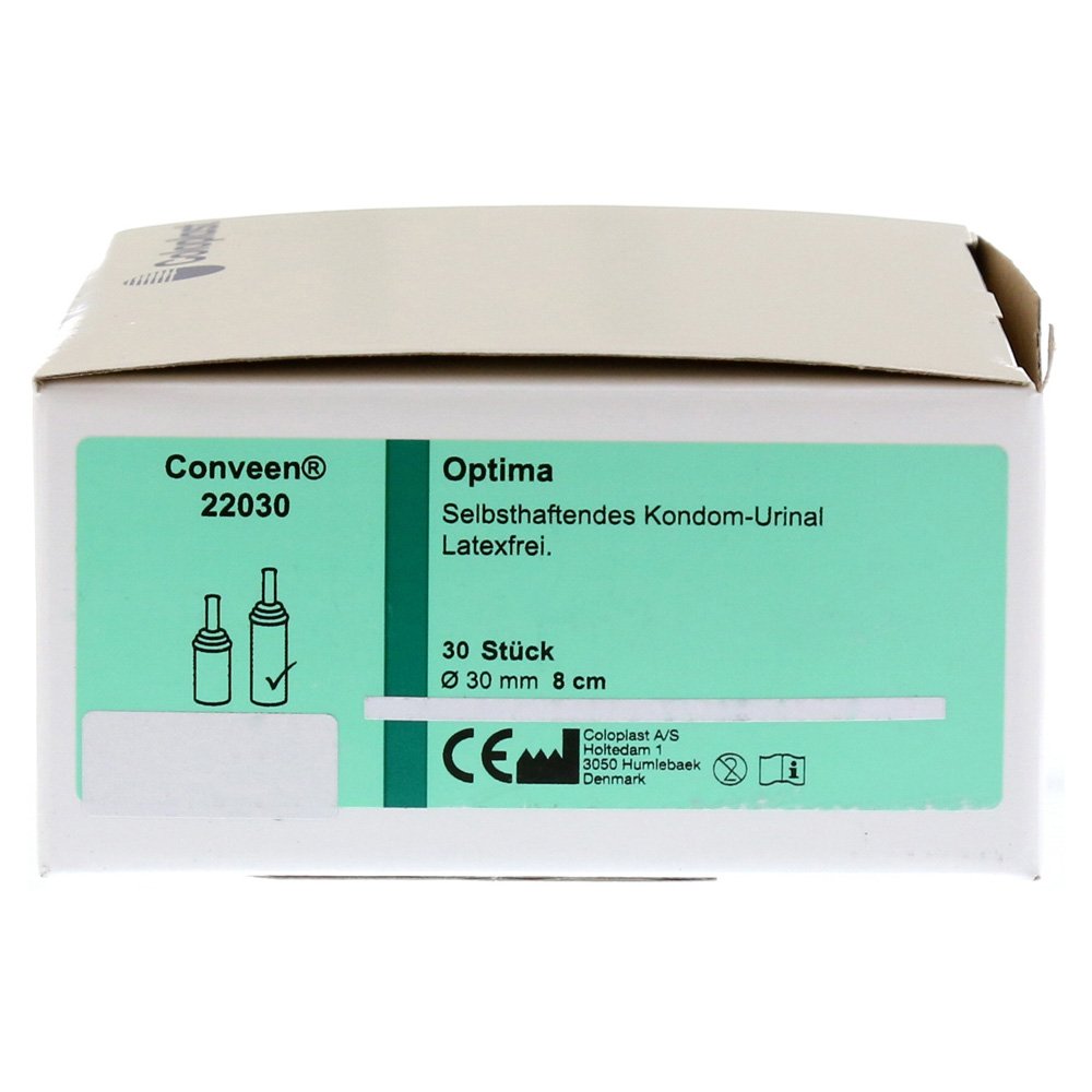 Conveen Optima Sheath - 30mm - 8cm Standard length (x30) - Ref: 221030