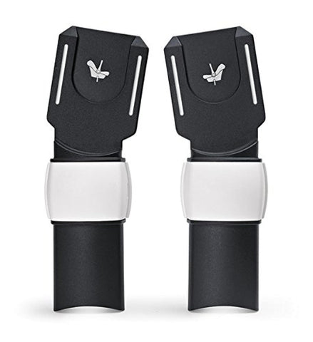 Bugaboo Car Seat Adapter for Fox, Lynx, and Buffalo Pushchairs, compatible with Bugaboo and Nuna Car Seats, Easy click-and-go system, Black