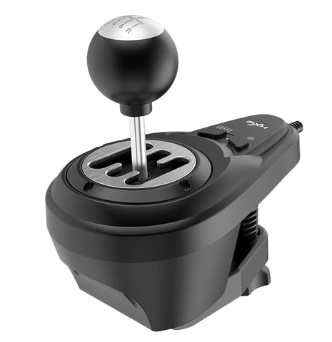 PXN A7 Racing wheel Shifter gaming steering wheel Shifter, 6 +1 Shifter Metal disk with Handbrake Button and Shift Button High Low Gear Universal Shifter for PS3/PS4/PS5/PC