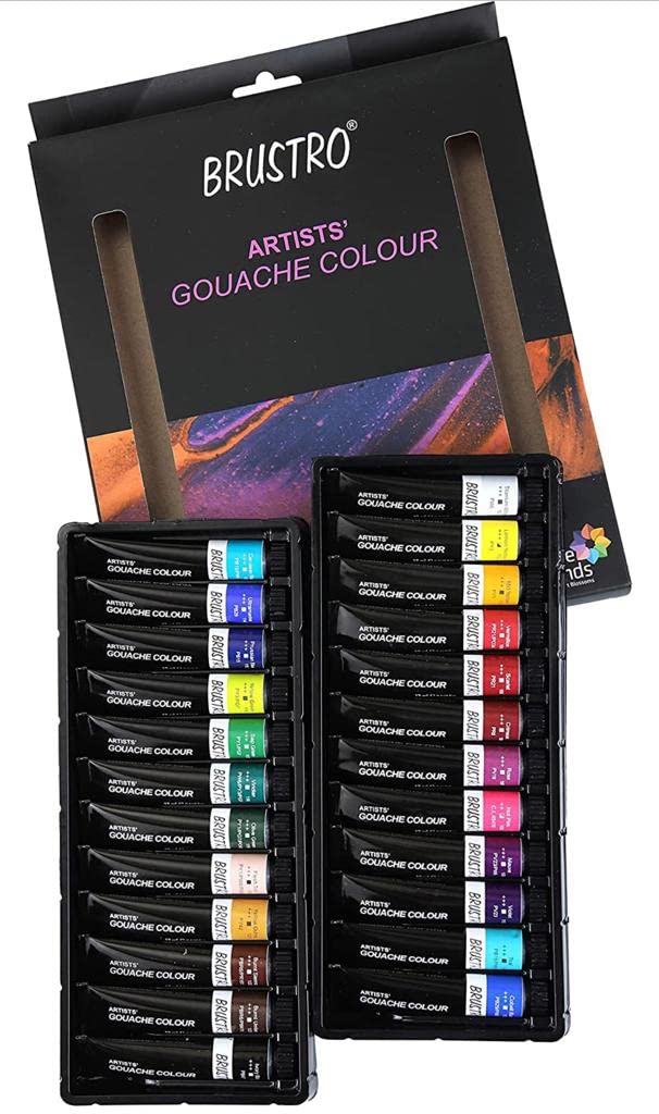 Vimpact Artists Gouache Color Set of 24 Colors X 12ML Tubes