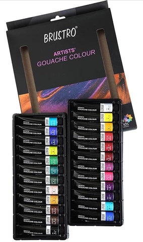 Vimpact Artists Gouache Color Set of 24 Colors X 12ML Tubes