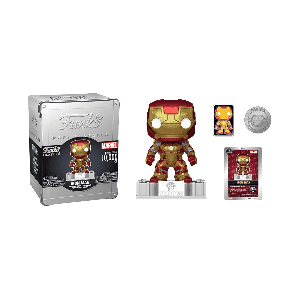 Funko Pop! Marvel Iron Man Classic Collector's Edition, Limited 10000pcs, Exclusive Set