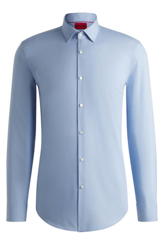 HUGO Mens C-Jenno Slim-fit Business Shirt in Cotton poplin