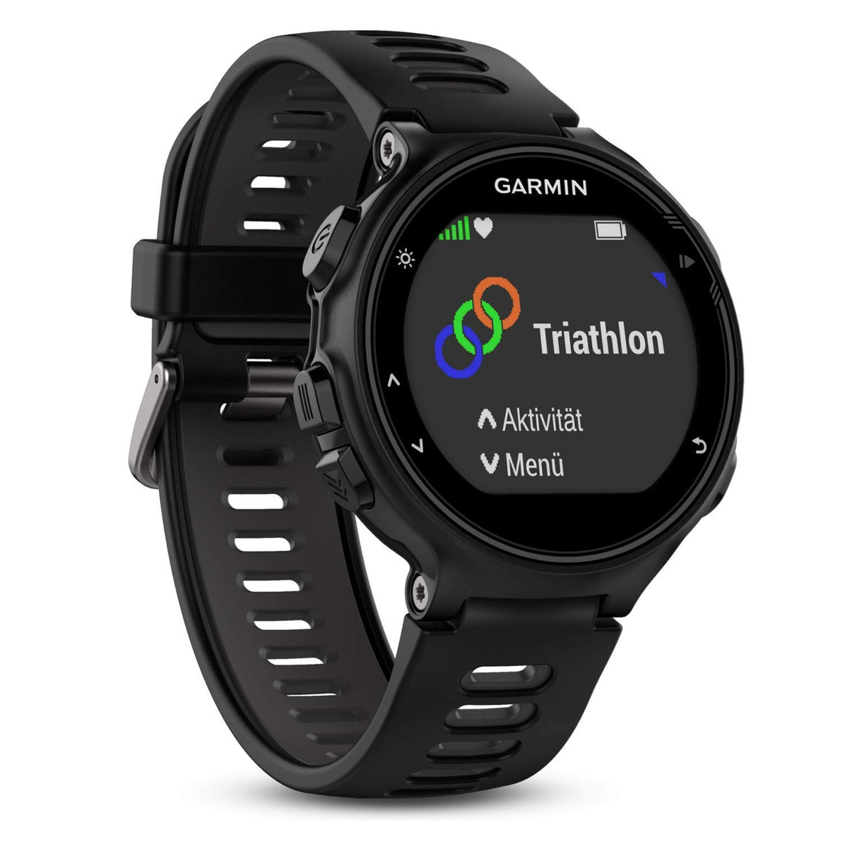 Garmin Forerunner 735XT GPS Multisport and Running Watch - Black/Grey