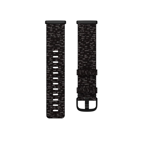 Fitbit Versa 3 / Sense Woven Band Accessory, Charcoal