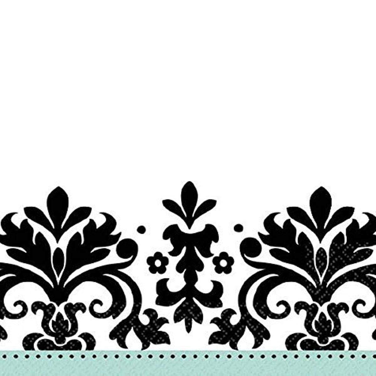 Amscan Always & Forever Beverage Napkins , Wedding and Engagement Party